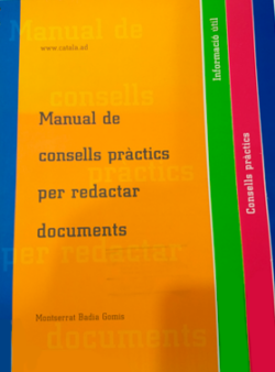 Manual de consells pràctics per redactar documents