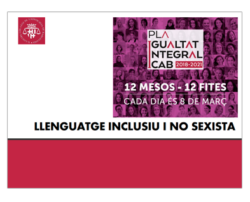Llenguatge inclusiu i no sexista