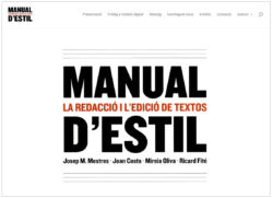 Manual d'estil: la redacció i l'edició de textos (5a ed., corr. i ampl.)