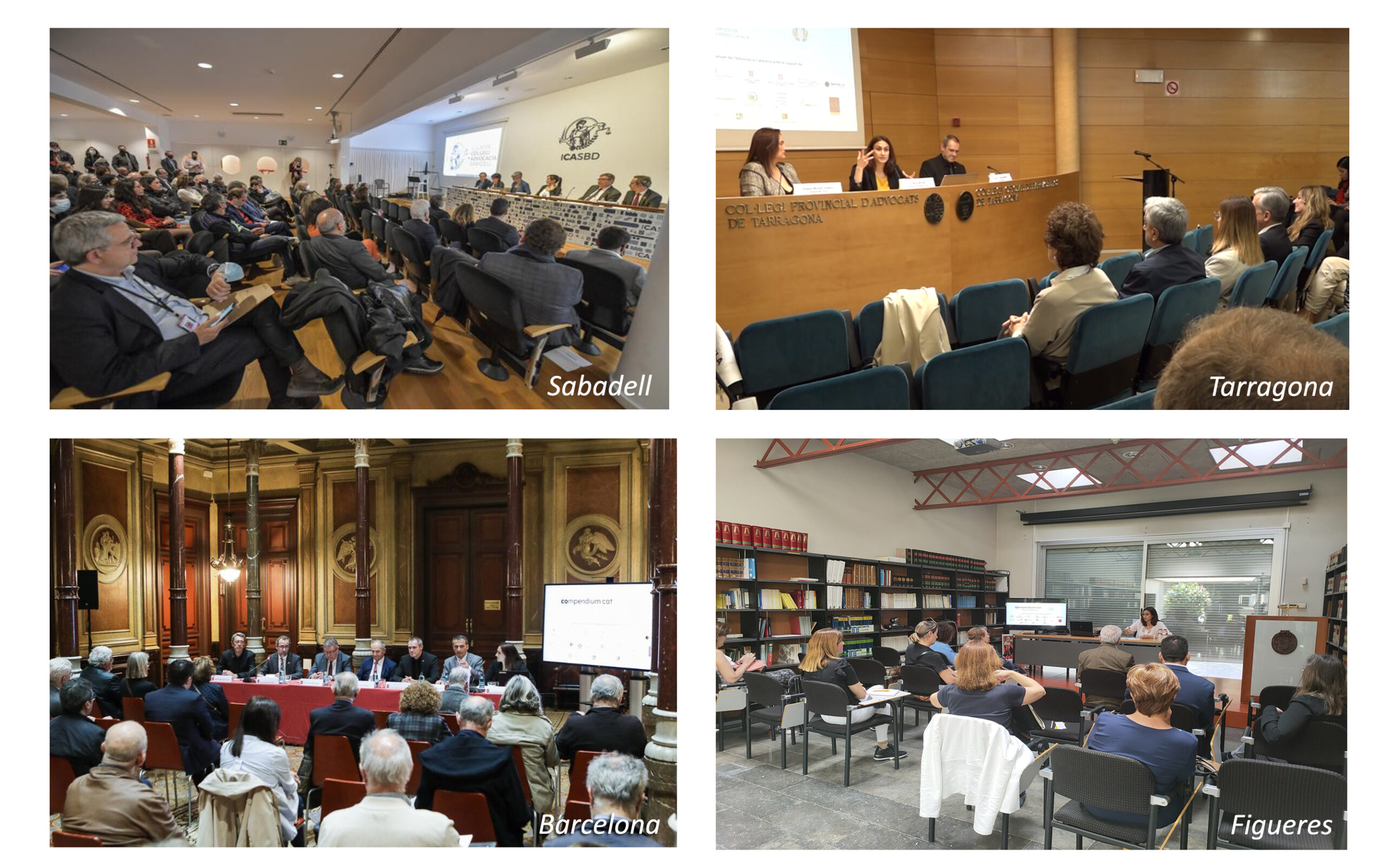Es presenta el portal Compendium.cat a diverses seus col·legials de l’advocacia catalana