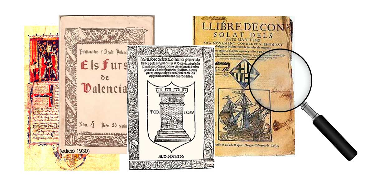 7 estudis lingüístics sobre textos jurídics medievals disponibles al portal