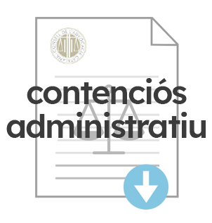 Actualitzats els formularis de dret contenciós administratiu d'acord amb la Llei 1/2025