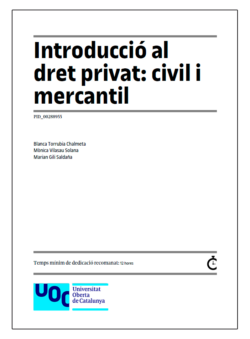 Introducció al dret privat: civil i mercantil (7a edició)