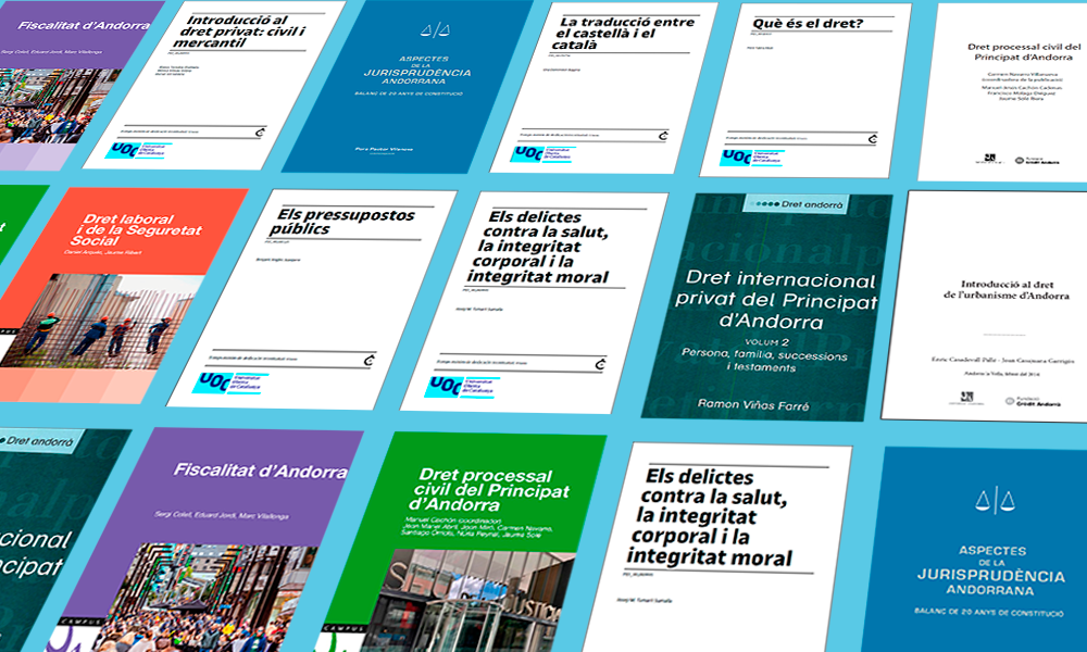 La Universitat Oberta de Catalunya i la Universitat d’Andorra aporten manuals de dret en català al portal Compendium.cat