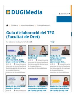 Guia d'elaboració del TFG (Facultat de Dret)