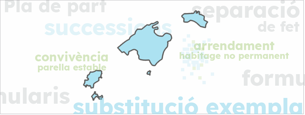 Més formularis en català per a l’exercici del dret civil a les Illes Balears