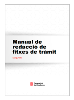 Manual de redacció de fitxes de tràmit