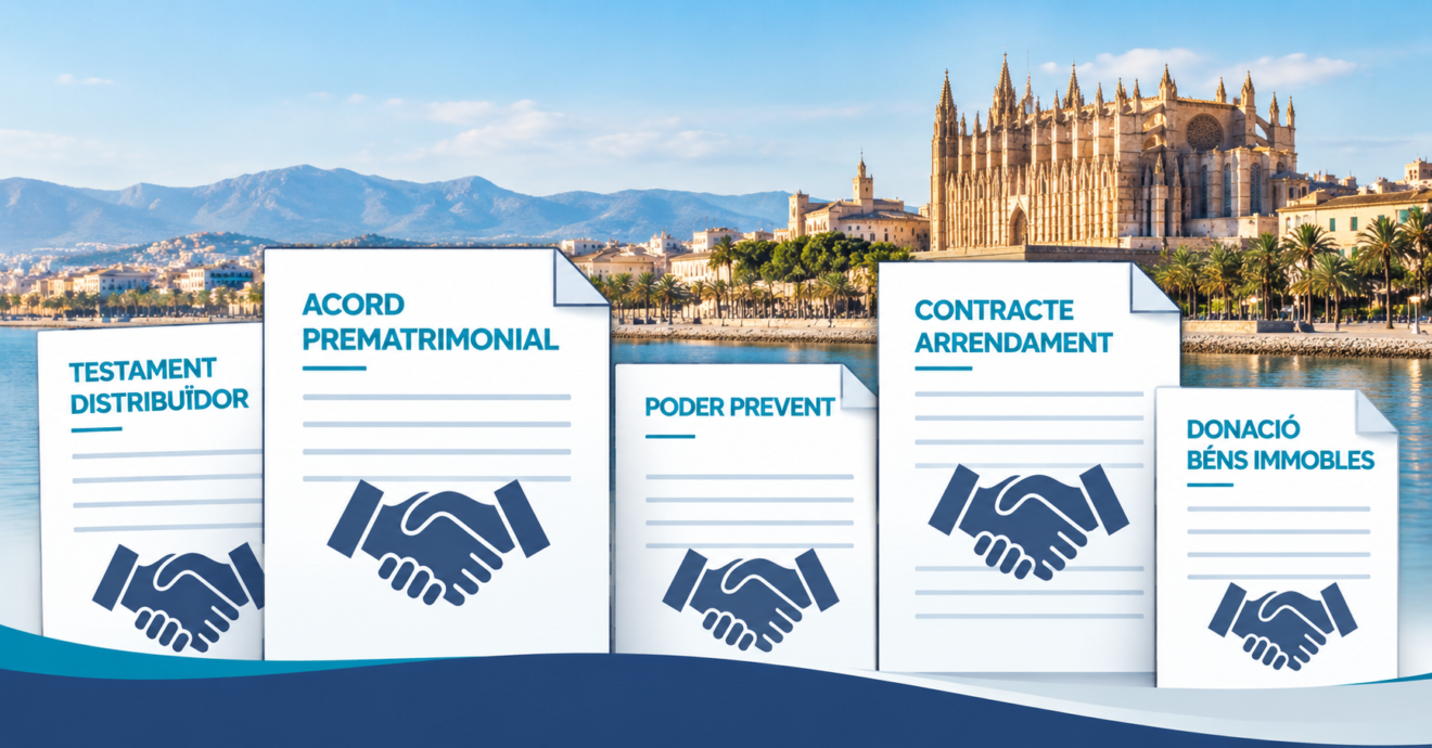 Compendium.cat incorpora sis nous formularis de dret civil propi de les Illes Balears